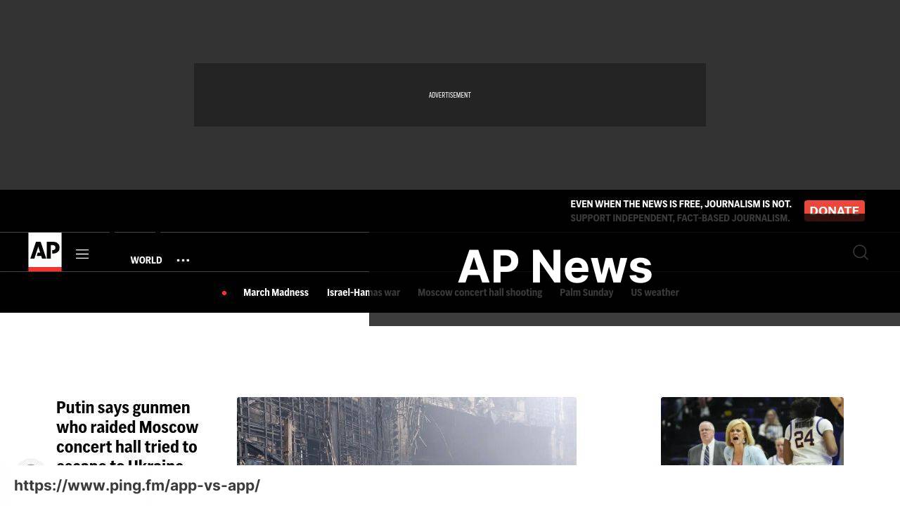 AP News screenshot
