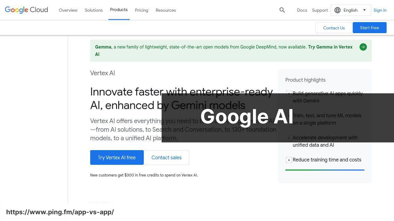 Google AI app