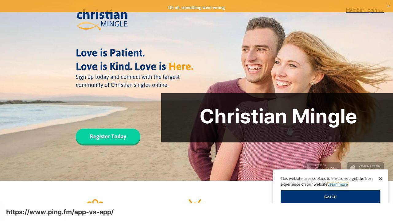 Christian Mingle app