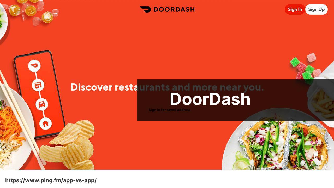 DoorDash screenshot