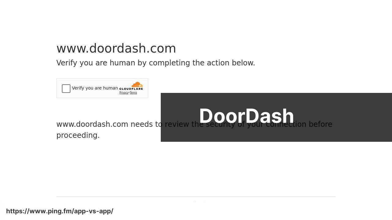 DoorDash screenshot