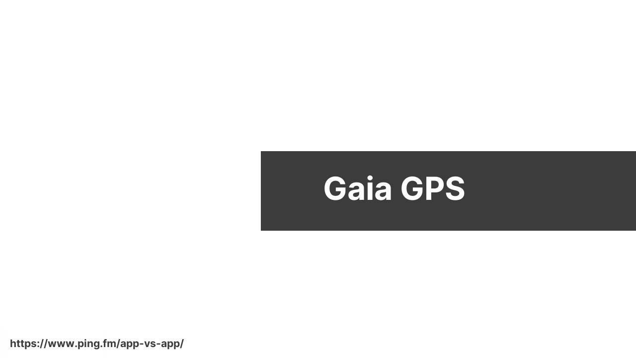 Gaia GPS screenshot