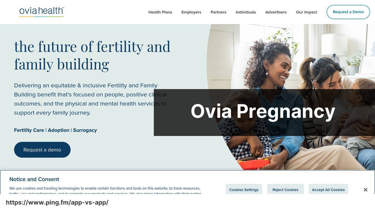 Ovia Pregnancy app