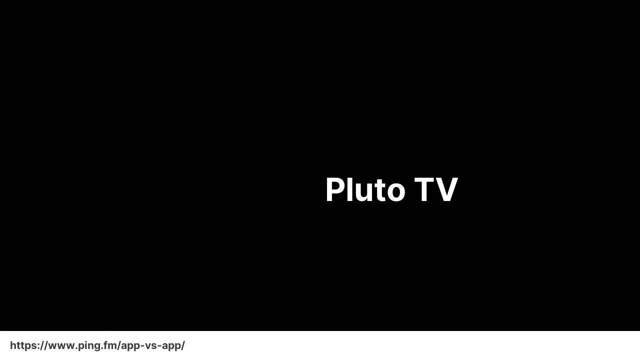 Pluto TV screenshot