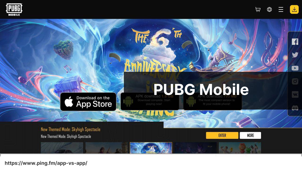 PUBG Mobile app