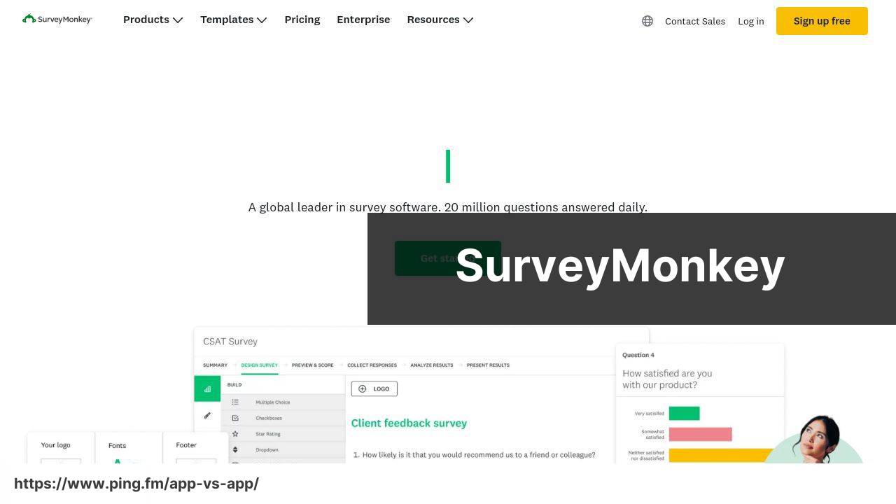 SurveyMonkey screenshot