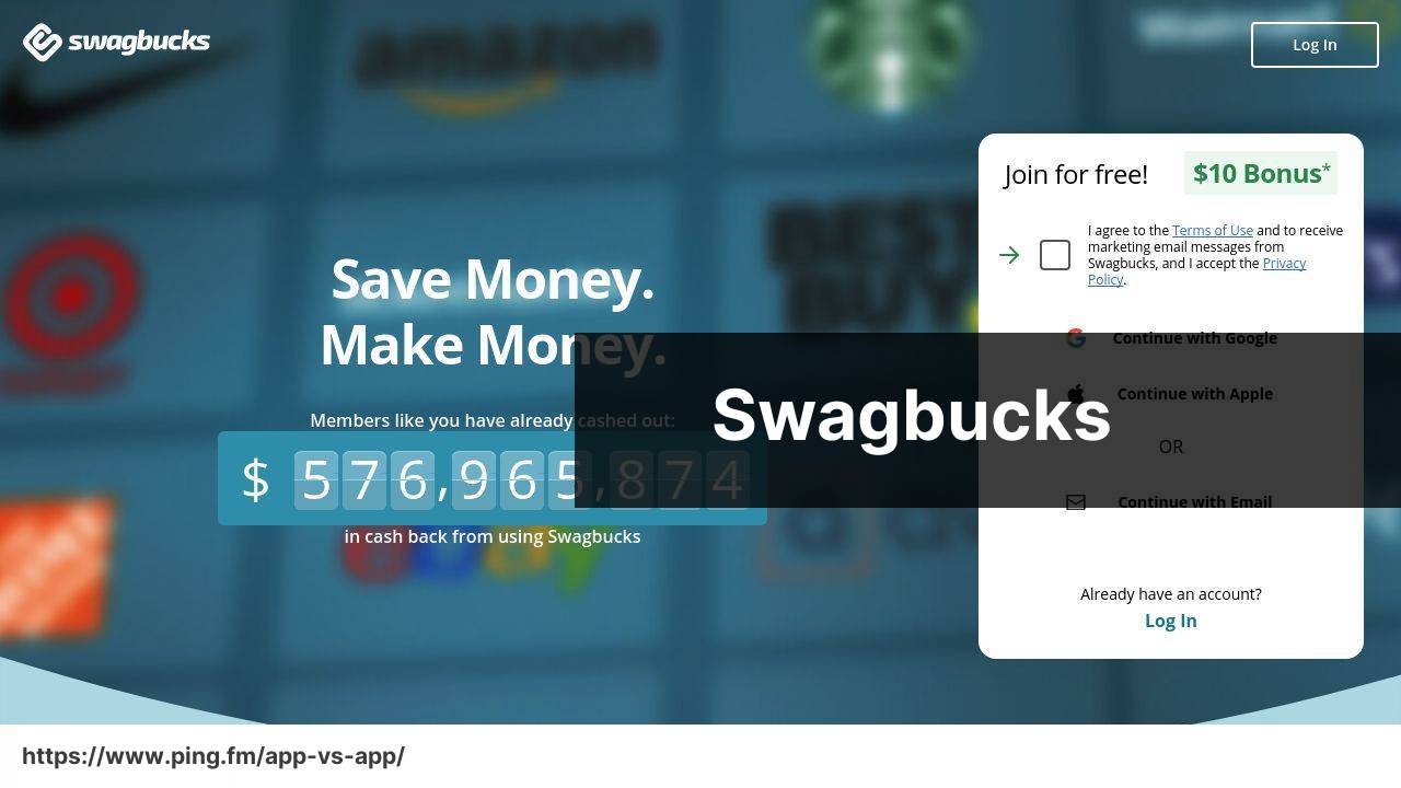 Swagbucks screenshot