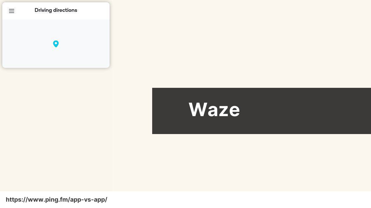 Waze screenshot