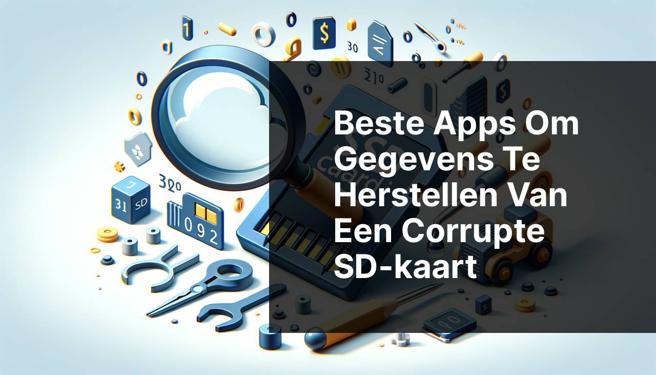 Beste Apps om Data te Herstellen van een Corrupte SD-kaart