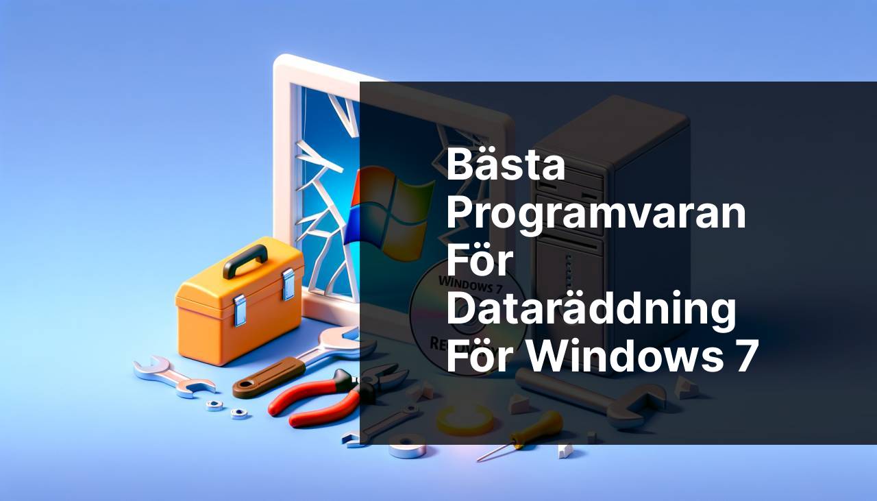 Bästa programvaran för dataräddning för Windows 7