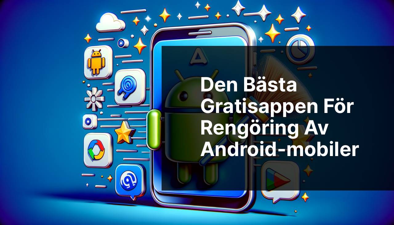 Bästa GRATIS apparna för rengöring av Android-telefoner