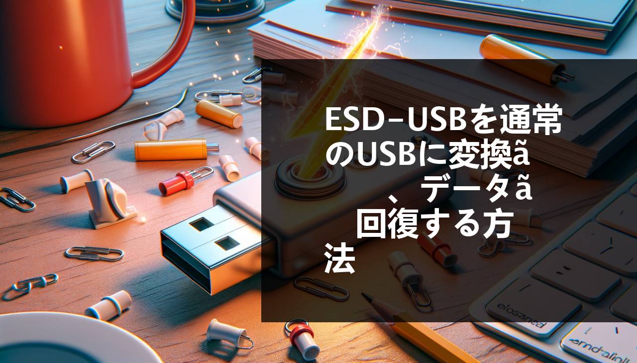 ESD-USBを通常のUSBに変更してデータを復旧する方法