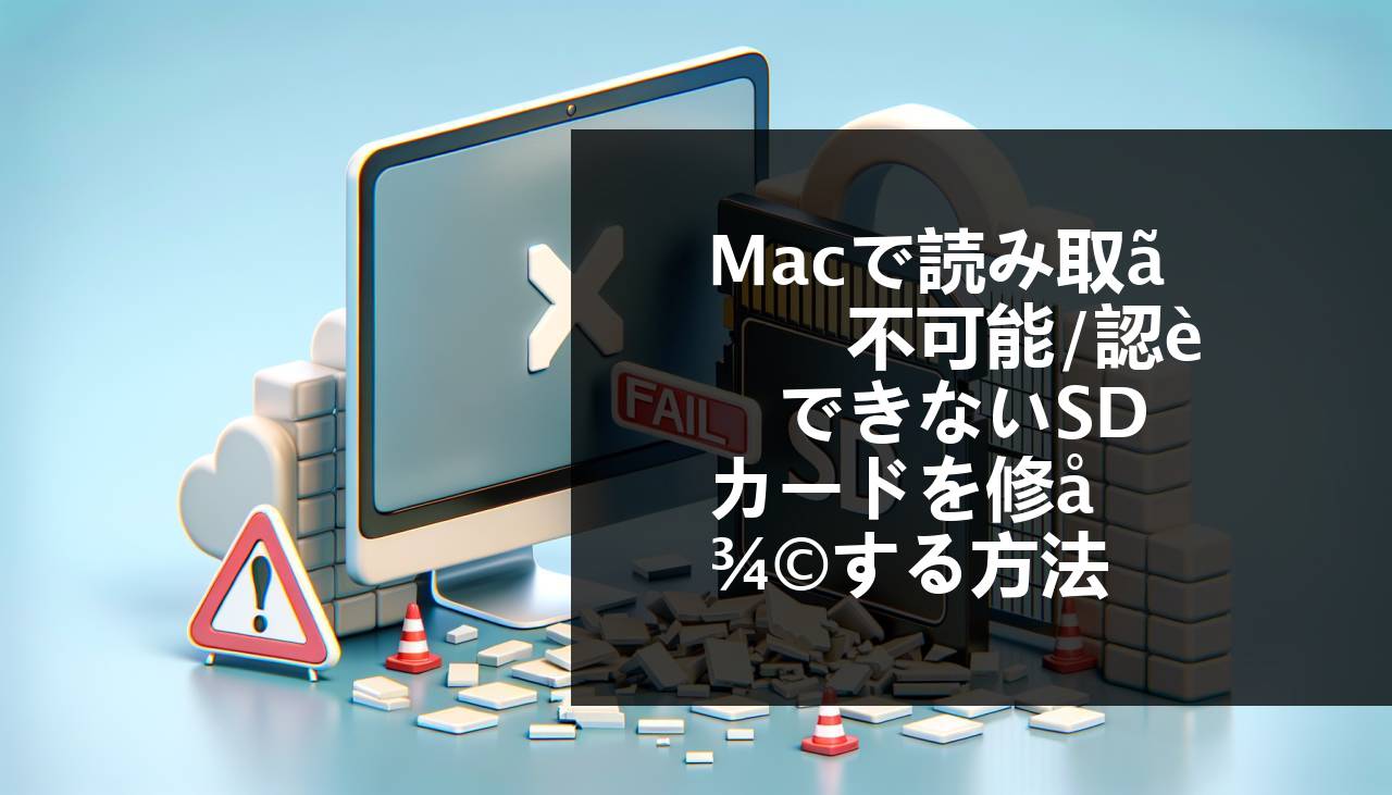 Macで認識されない/表示されないSDカードを修復する方法
