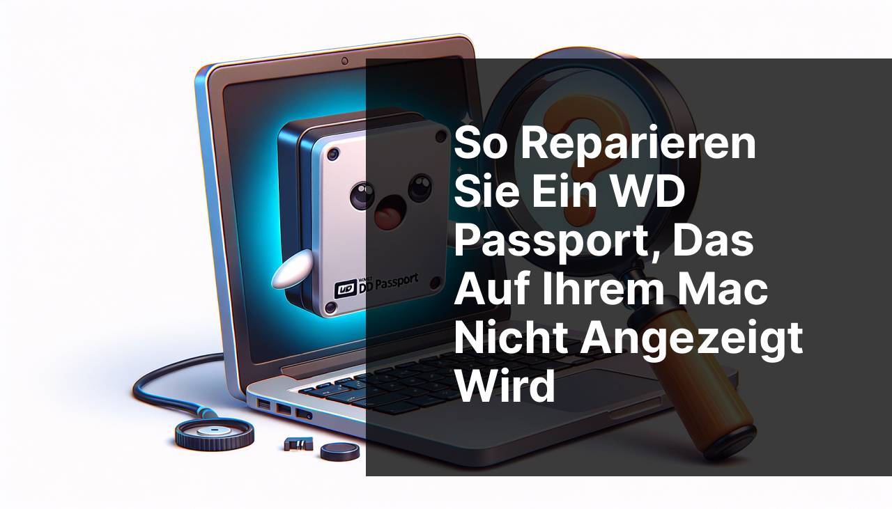 So beheben Sie das Problem, dass ein WD Passport nicht auf Ihrem Mac angezeigt wird