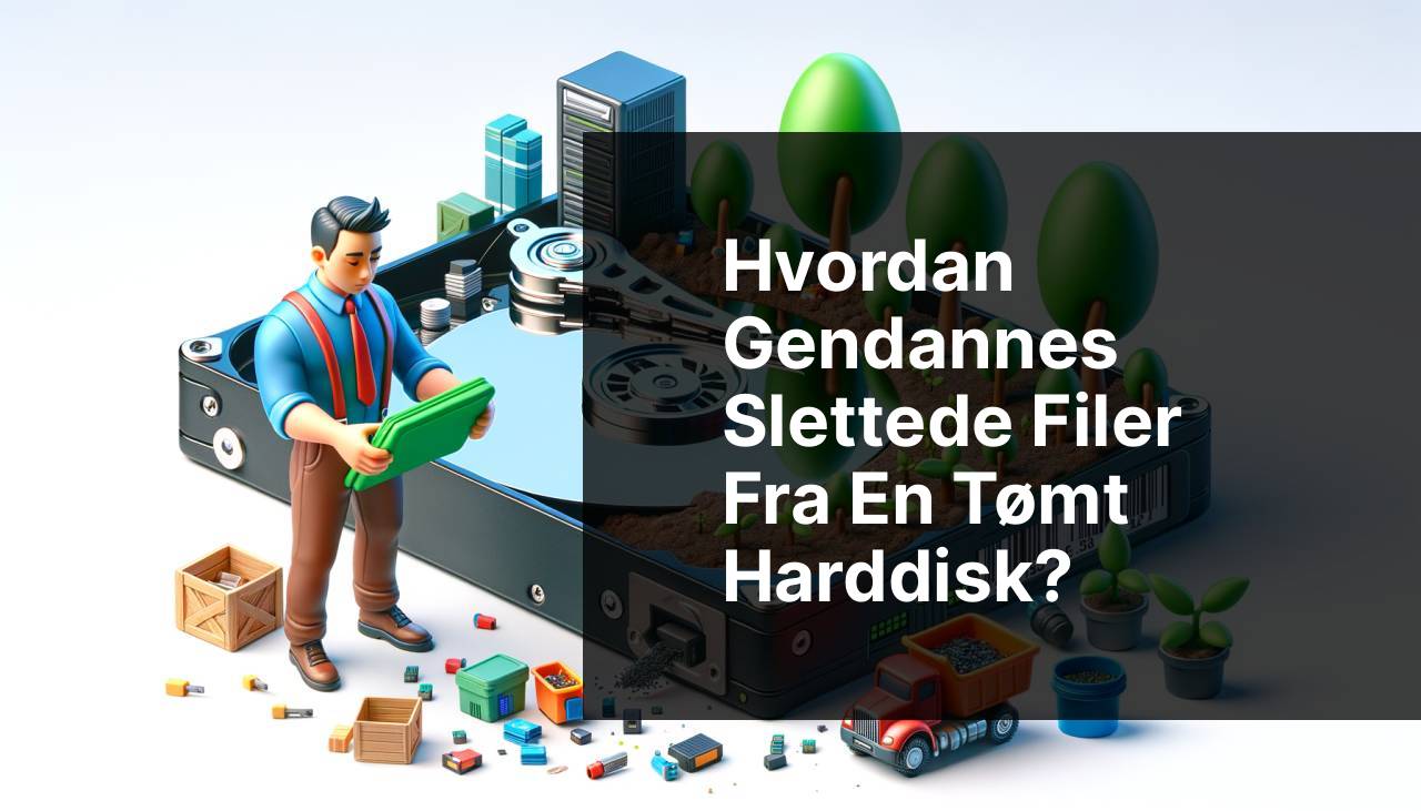 Sådan gendannes slettede filer fra et nulstillet harddisk