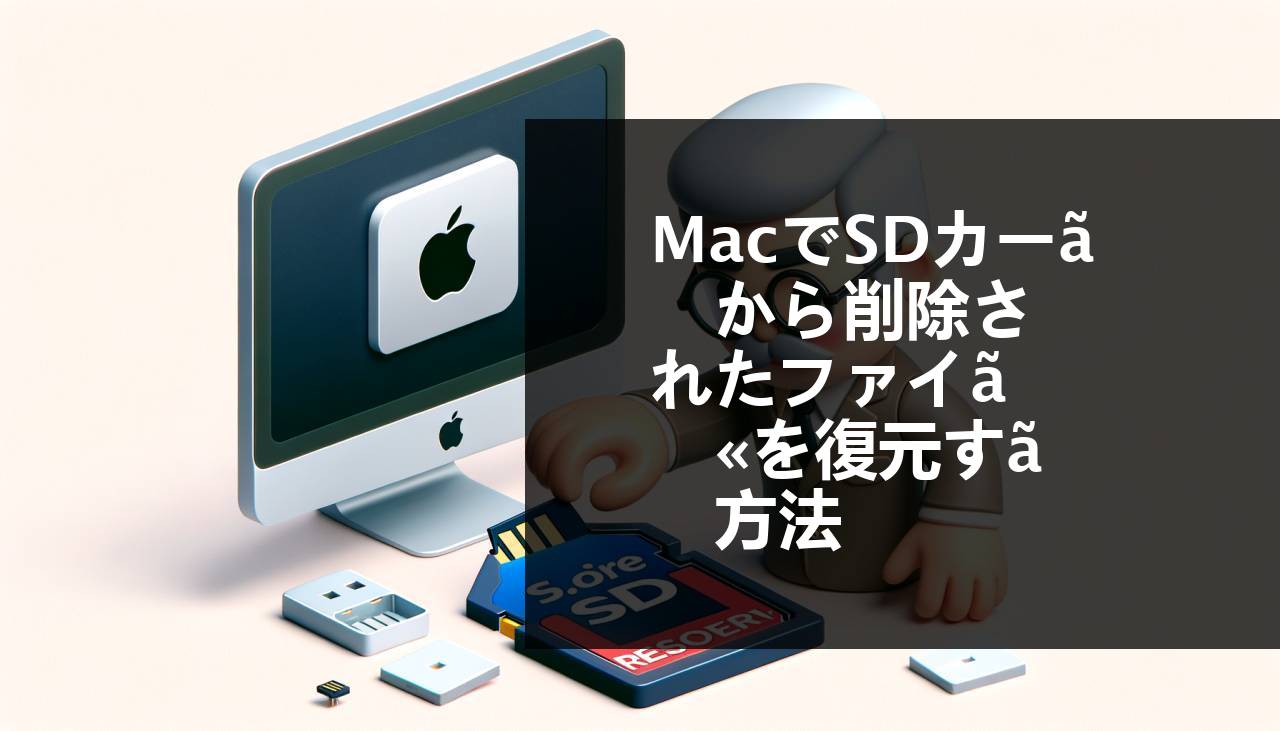MacでSDカードから削除されたファイルを復元する方法