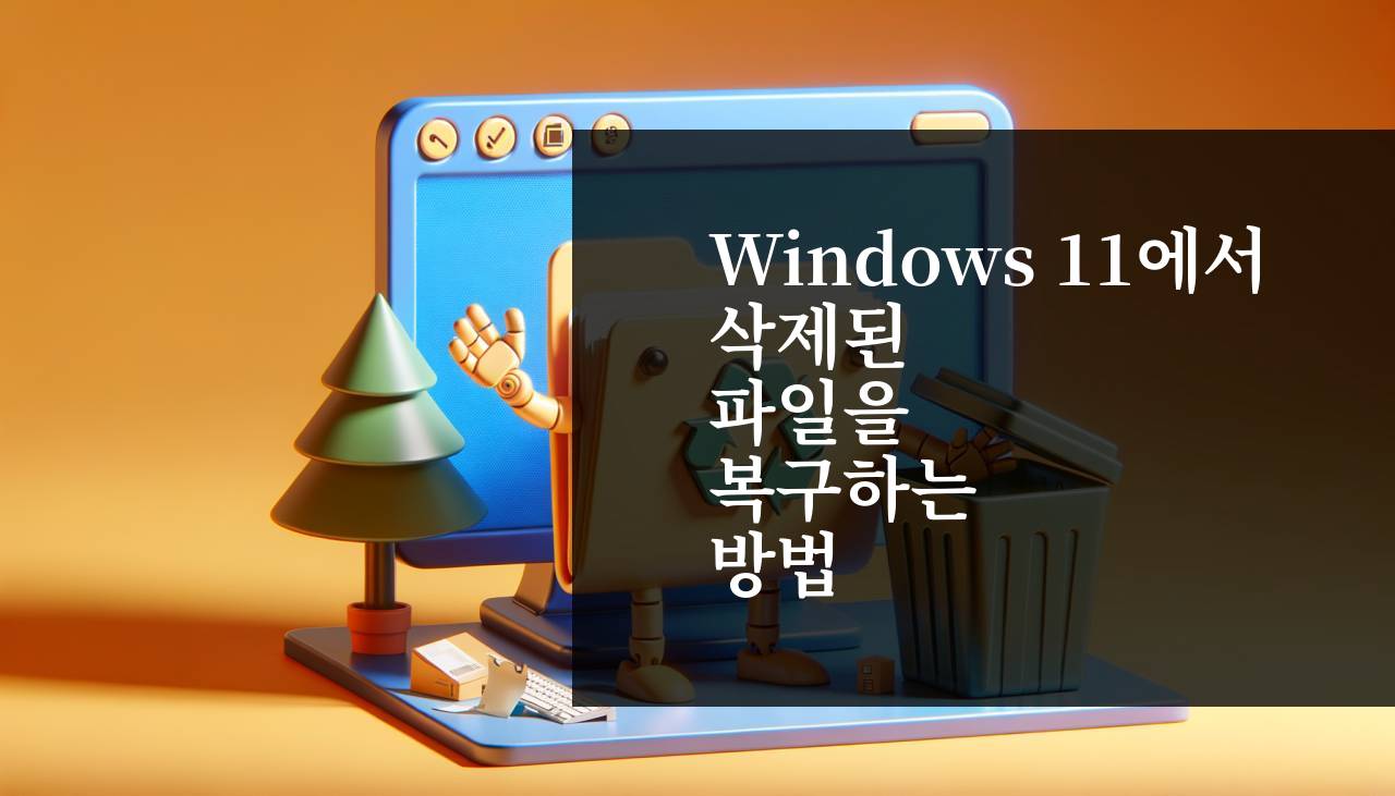 Windows 11에서 삭제된 파일 복구 방법