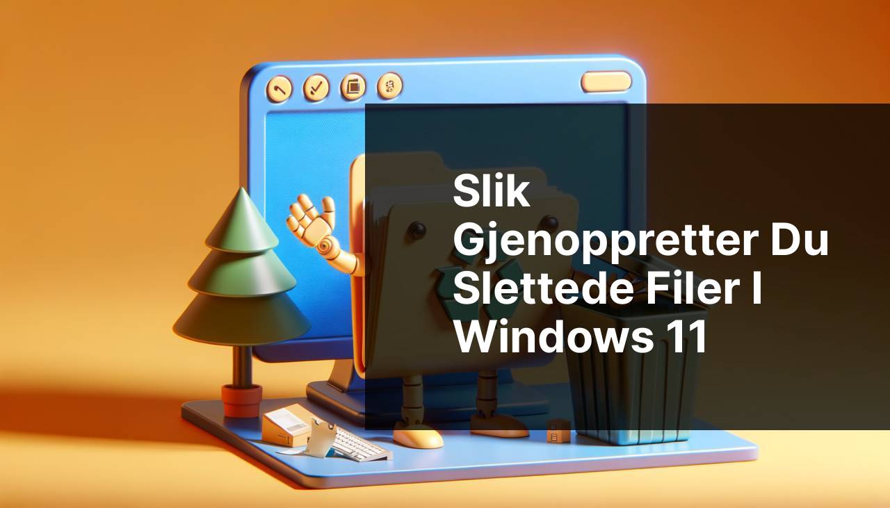 Slik gjenoppretter du slettede filer i Windows 11