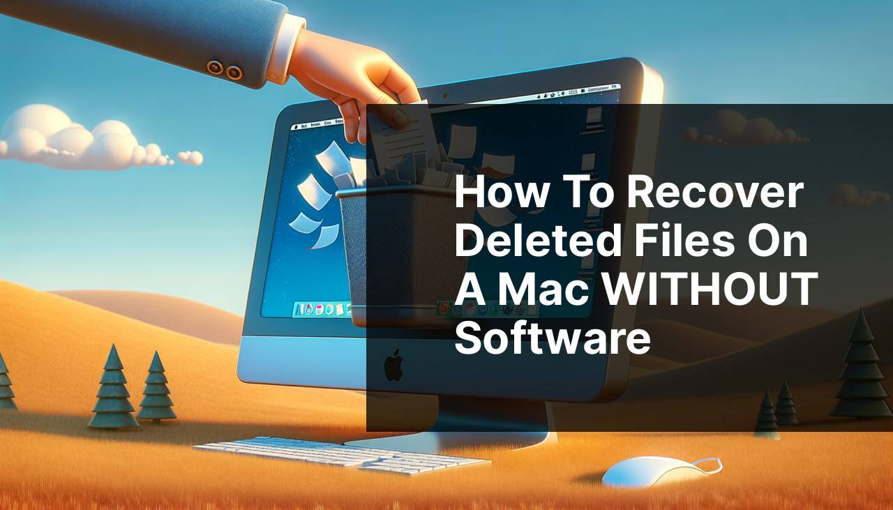 How to Recover Deleted Files on a Mac WITHOUT Software
