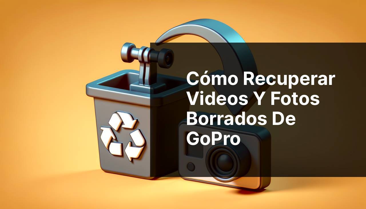 Cómo Recuperar Videos y Fotos de GoPro Borrados