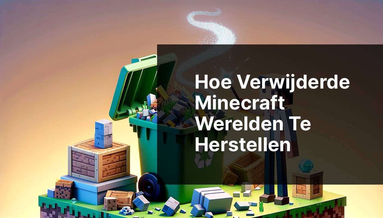 Hoe verwijderde Minecraft-werelden herstellen