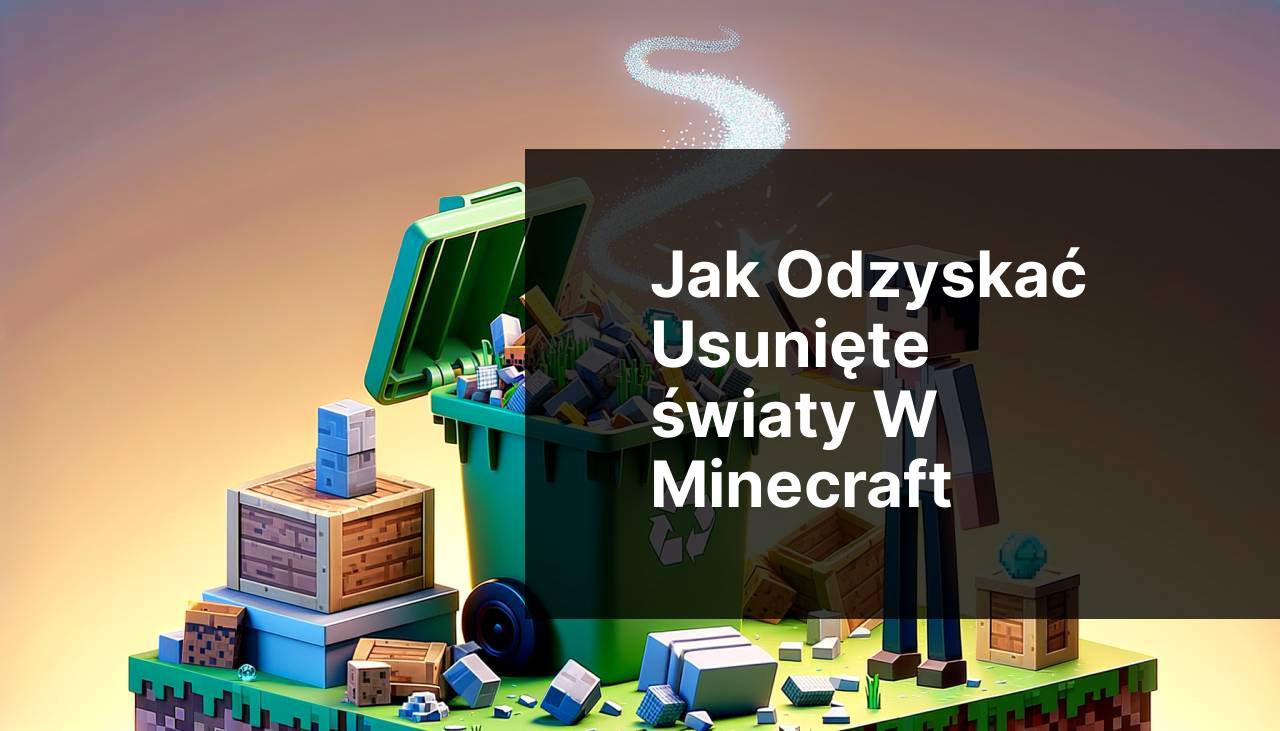 Jak odzyskać usunięte światy w Minecraft