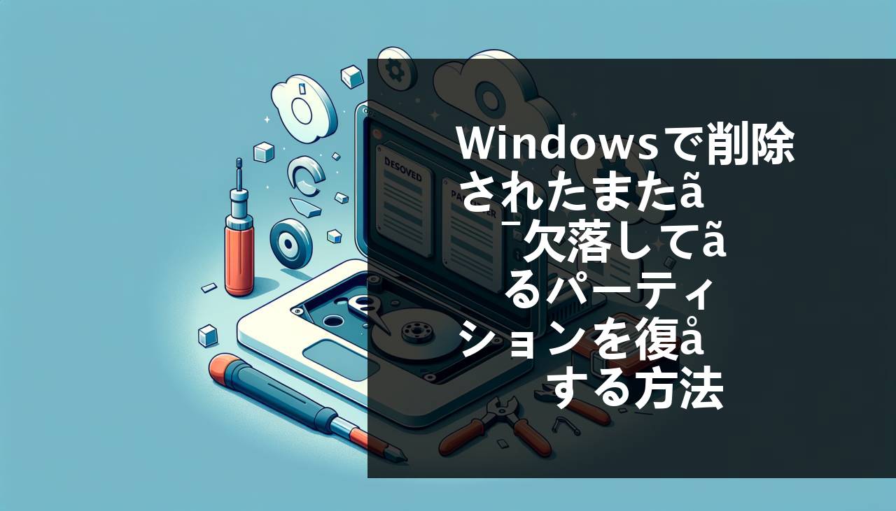 Windowsで削除されたパーティションまたは失われたパーティションを復元する方法