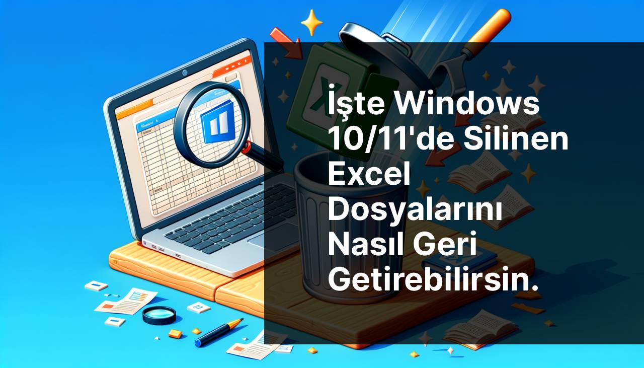 Windows 10/11'de Silinen Bir Excel Dosyası Nasıl Kurtarılır