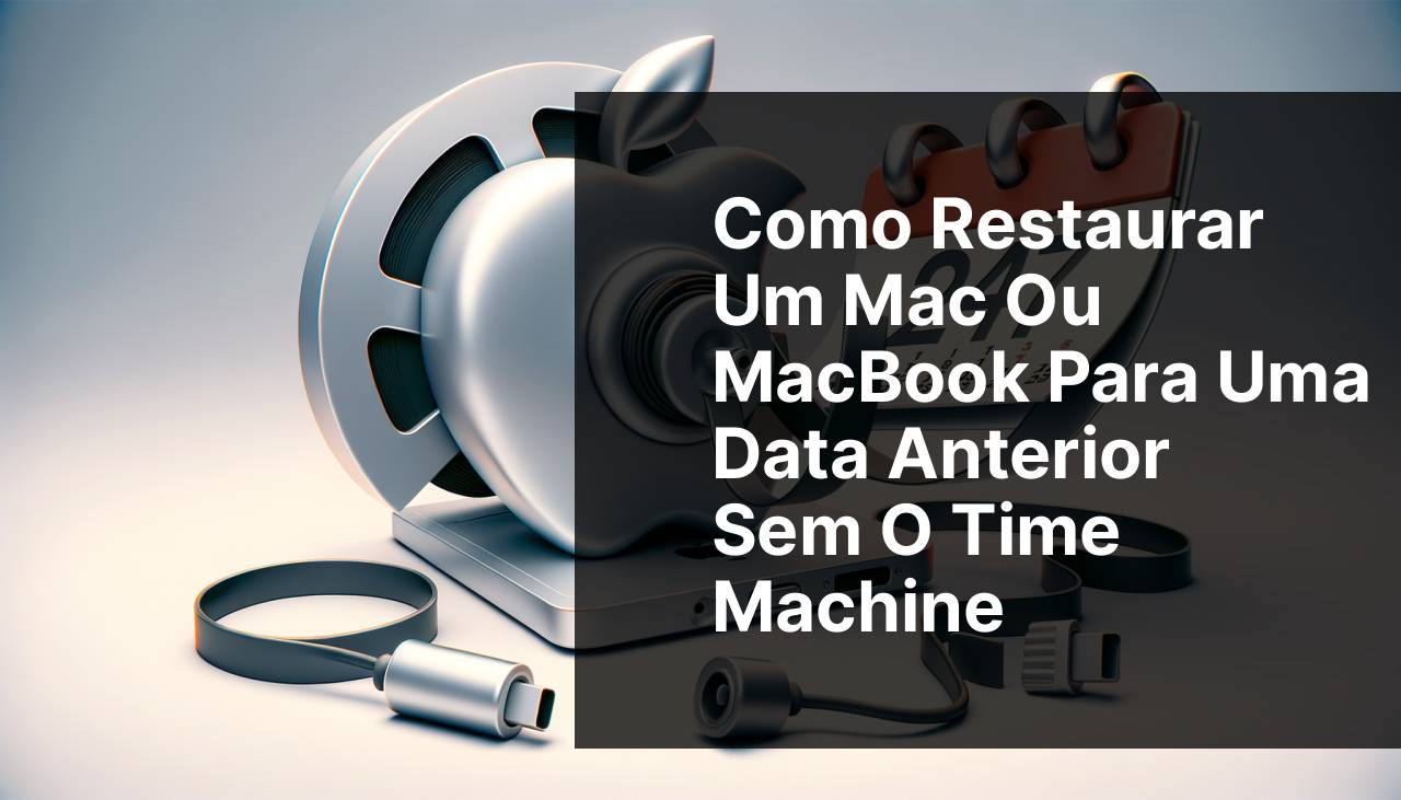 Como restaurar um Mac ou MacBook para uma data anterior sem o Time Machine