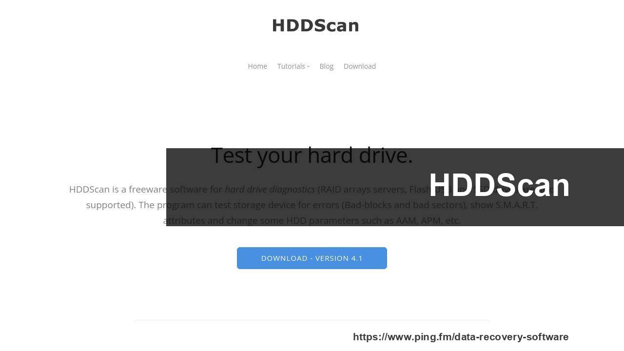 https://hddscan.com/ screenshot