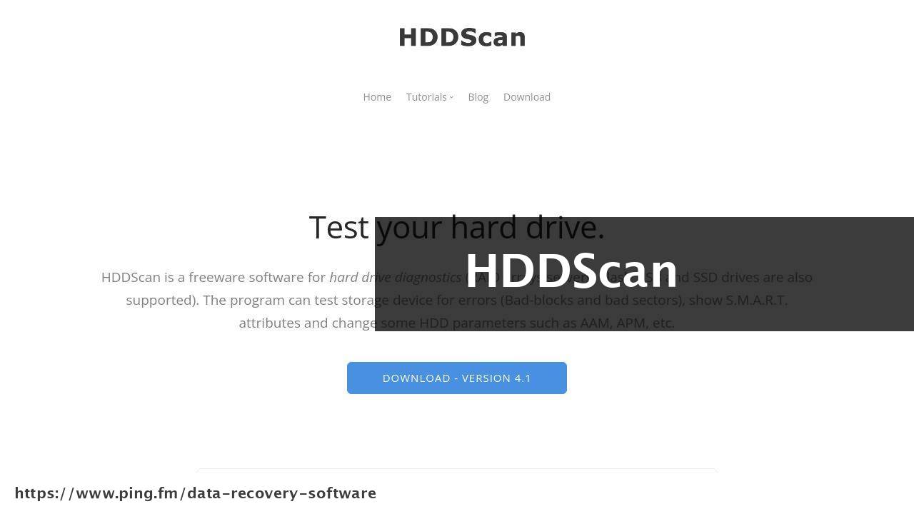https://hddscan.com/ screenshot