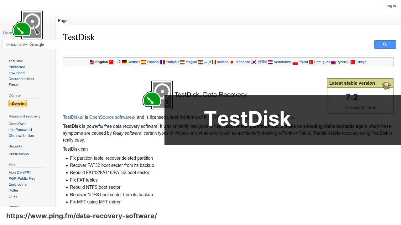 https://www.cgsecurity.org/wiki/TestDisk screenshot