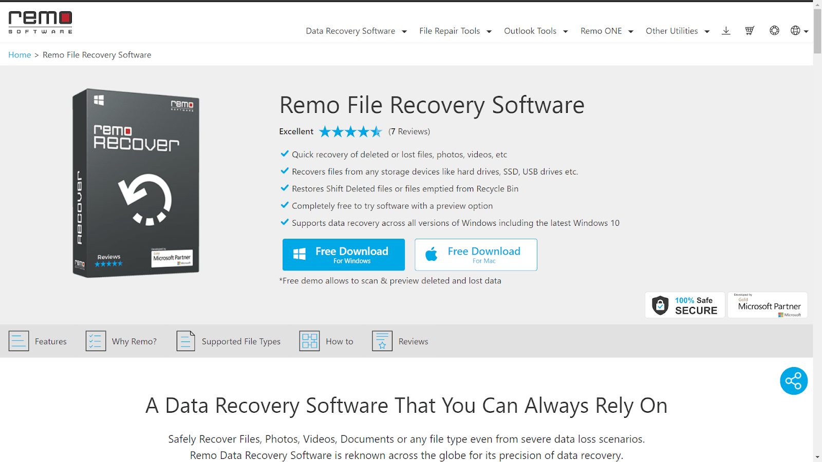 remo recover tool
