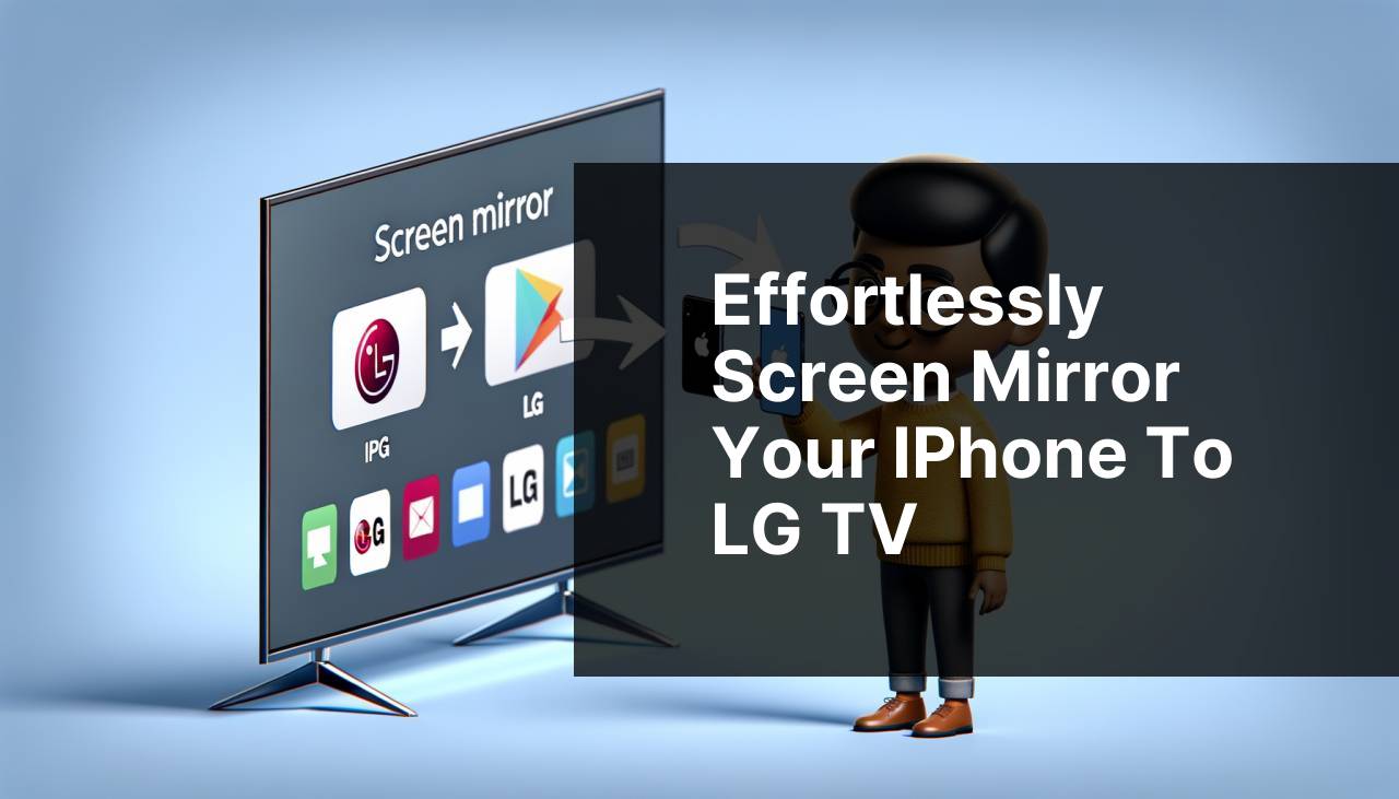 Effortlessly Screen Mirror Your iPhone to LG TV