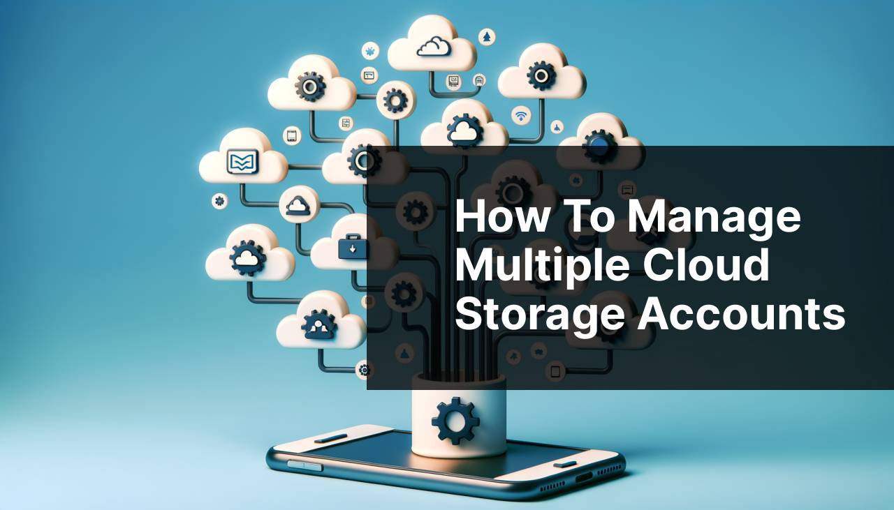 How to Manage Multiple Cloud Storage Accounts