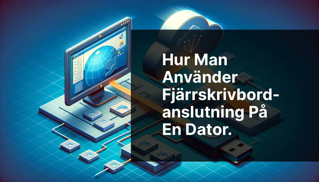 Hur du använder Fjärrskrivbord på din PC