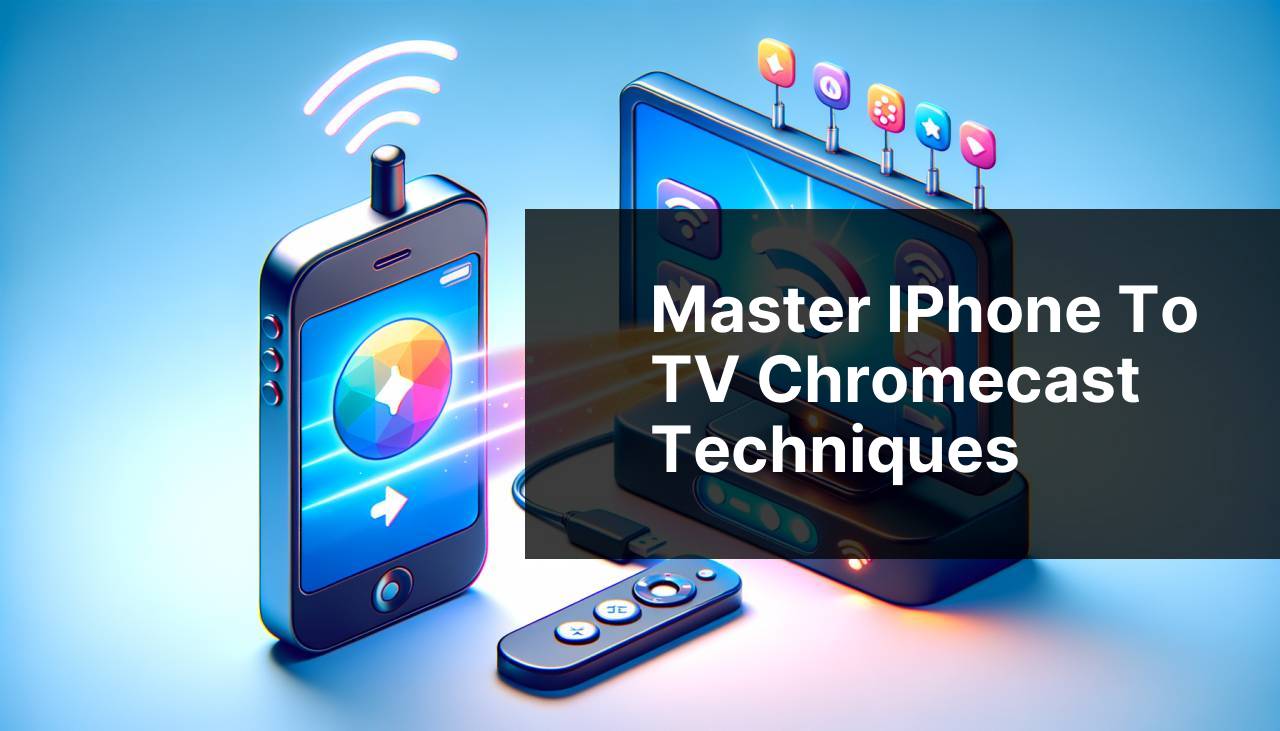 Master iPhone to TV Chromecast Techniques