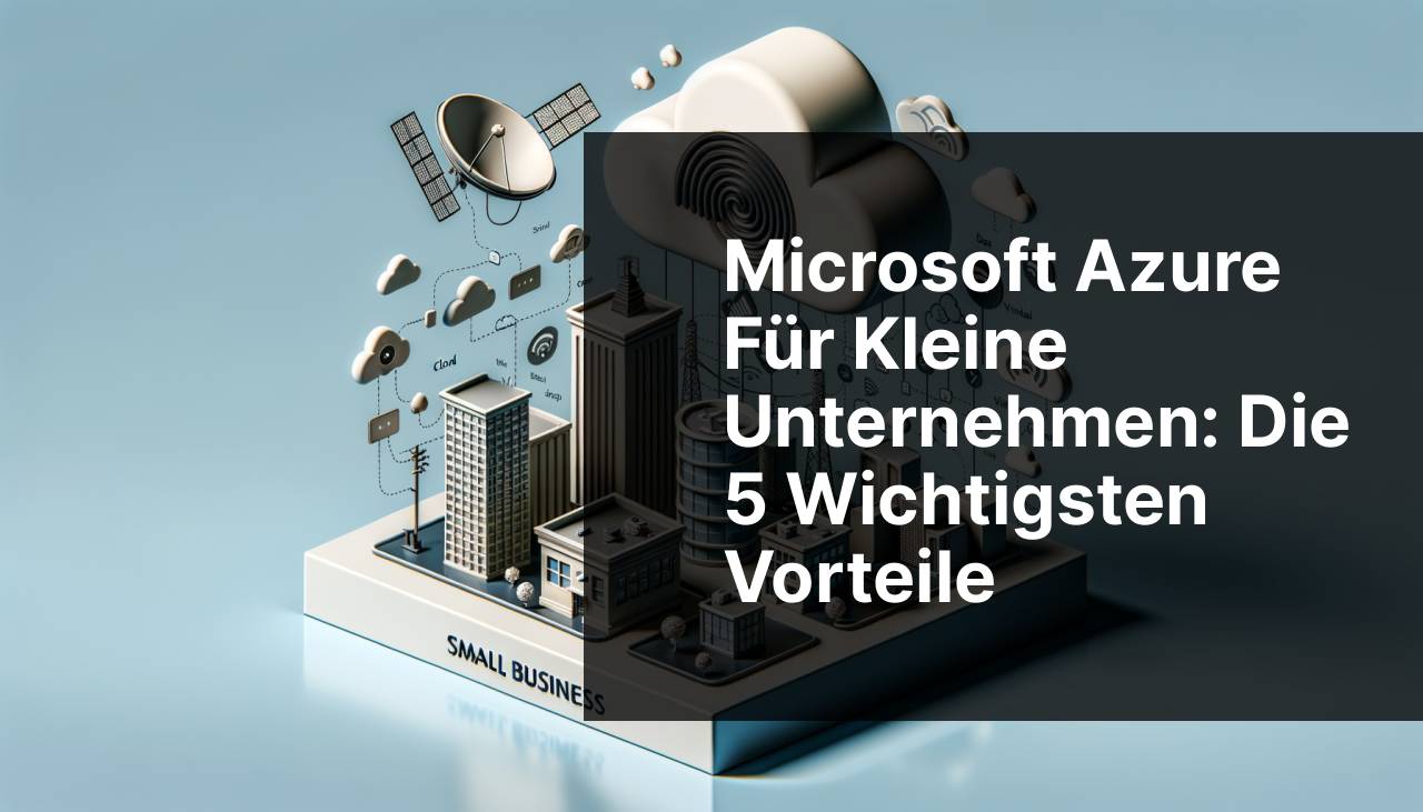 Microsoft Azure für kleine Unternehmen: Die 5 wichtigsten Vorteile