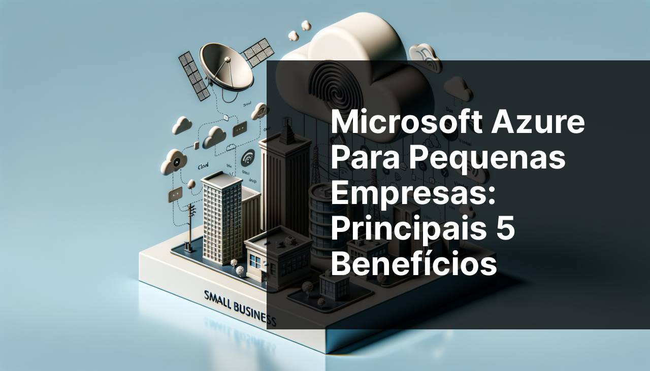 Microsoft Azure para Pequenas Empresas: Os 5 Principais Benefícios