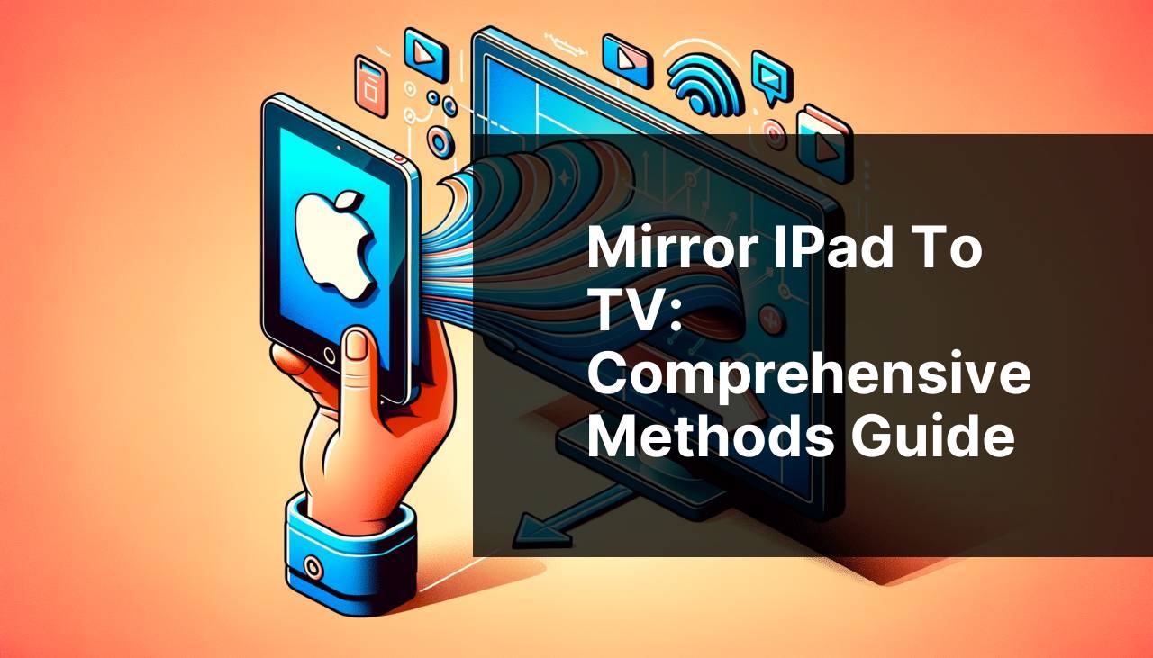 Mirror iPad to TV: Comprehensive Methods Guide