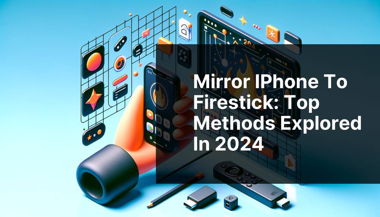 Mirror iPhone to Firestick: Top Methods Explored in 2024