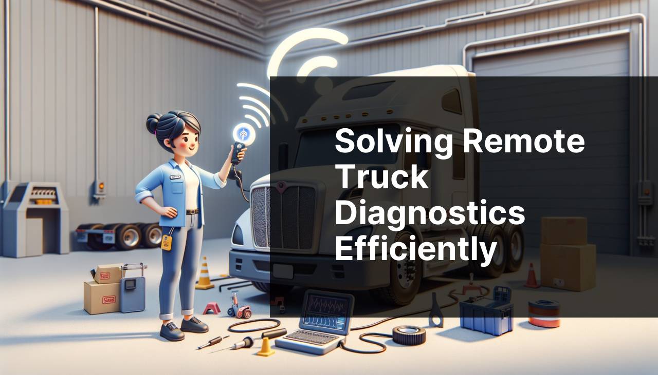 Solving Remote Truck Diagnostics Efficiently