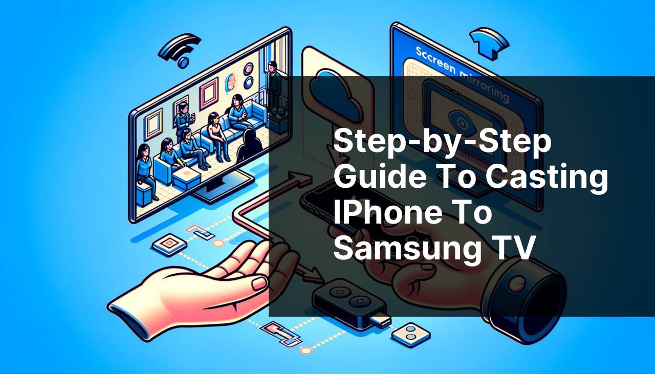 Step-by-Step Guide to Casting iPhone to Samsung TV