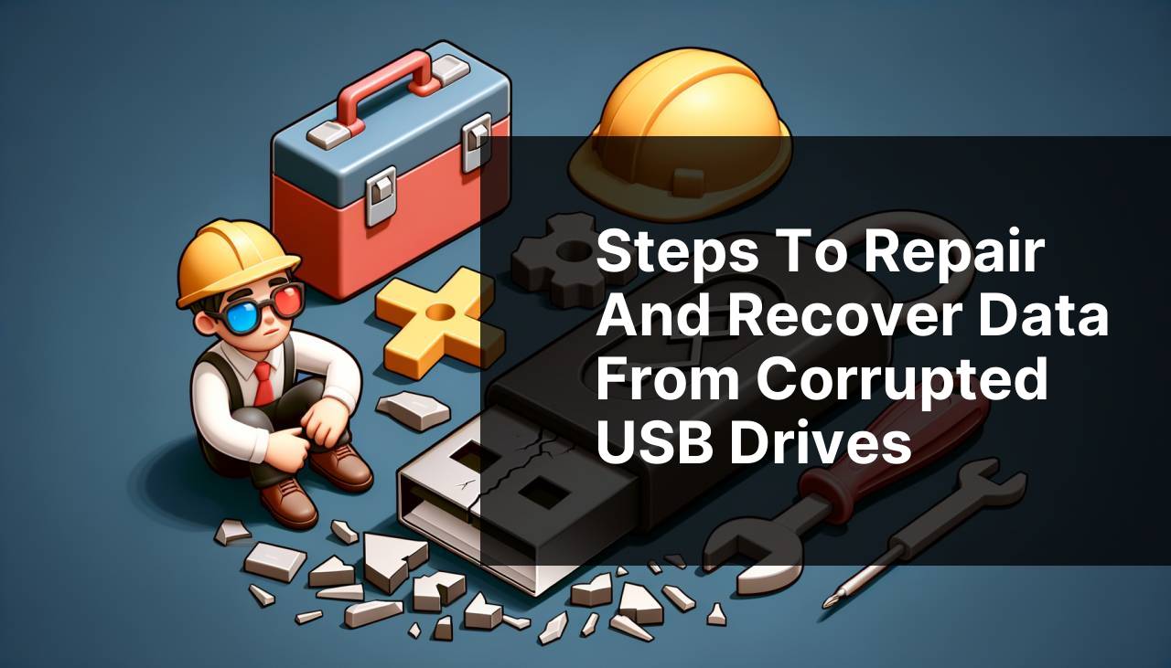 Steps to Repair and Recover Data from Corrupted USB Drives