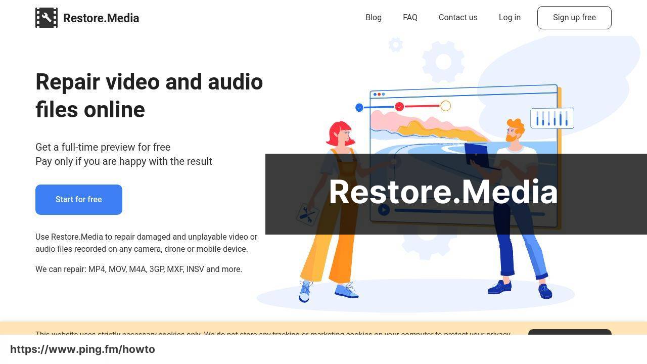 https://restore.media screenshot