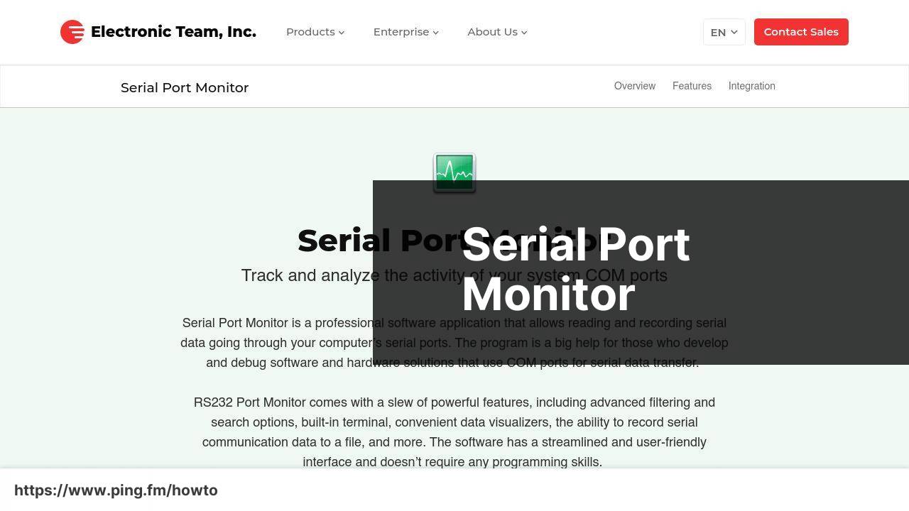 https://www.eltima.com/products/serial-port-monitor/ screenshot