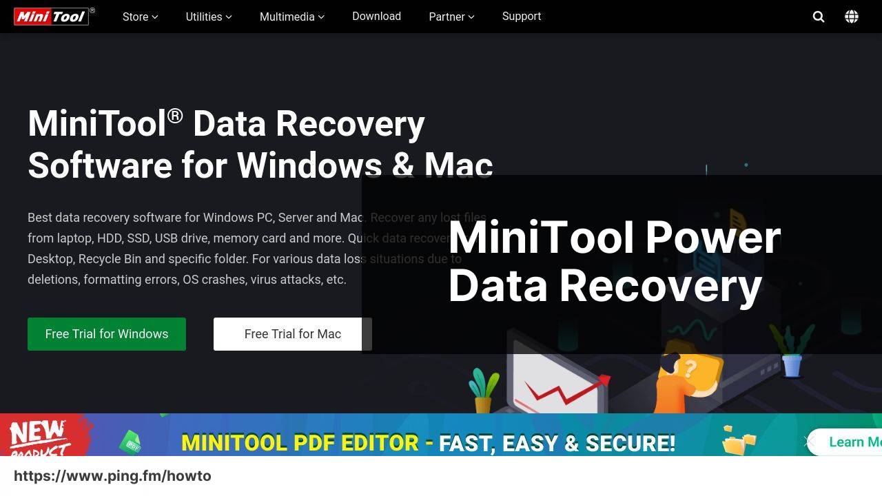 https://www.powerdatarecovery.com/ screenshot