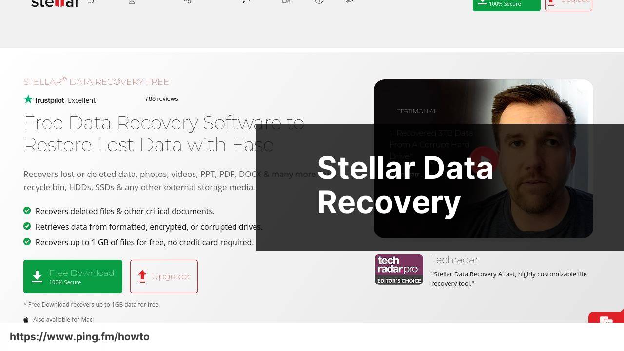 https://www.stellarinfo.com/free-data-recovery.php screenshot