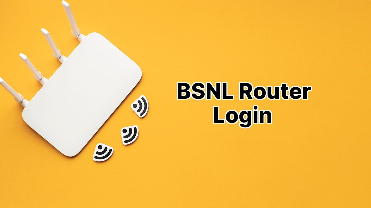 BSNL Router Login