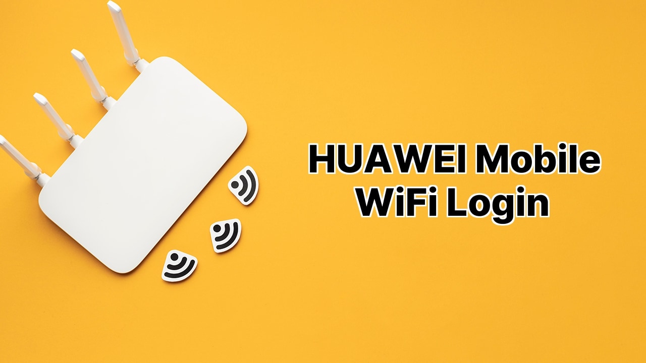 HUAWEI Mobile WiFi Login